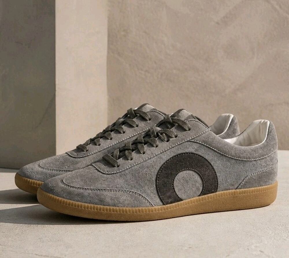 Oliver Cabell Low Gray Suede Shoes Gum Soles EU 44 /US 11- Made in Italy